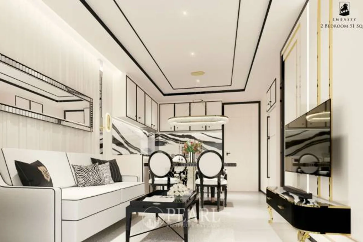 2 Bedroom Condo for Sale at Embassy Pattaya – 2 Bedrooms Condo in Bang Lamung
